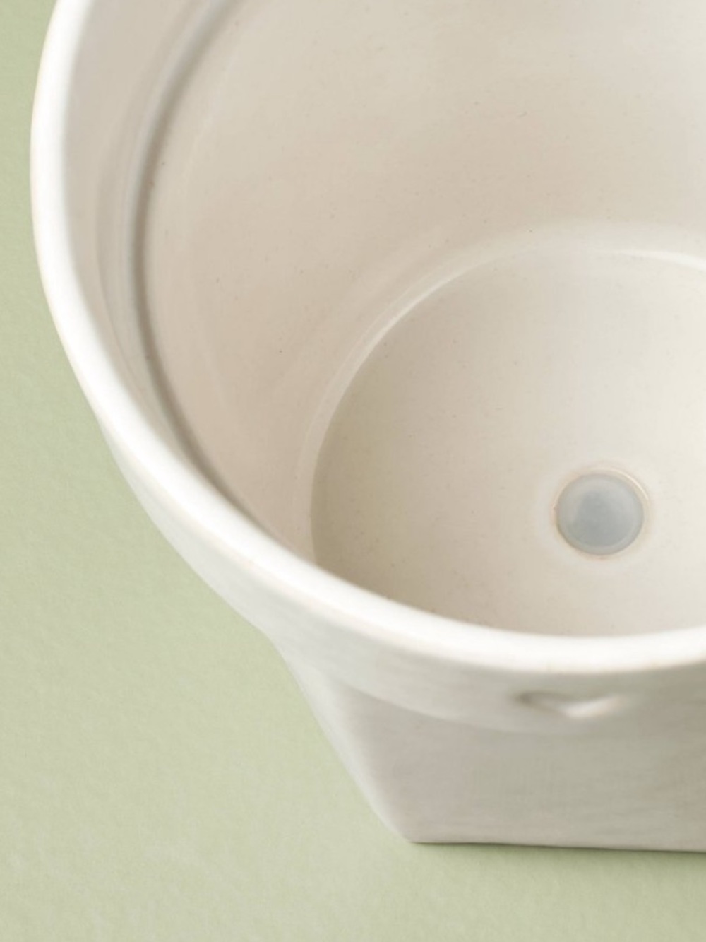 6" Ceramic Planter Pot with Heart Sour Cream - Hearth & Hand™ with Magnolia - Picture 3 of 7